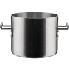 Pannenset CONVIVIO, 4-delig stuks, met deksels, roestvrij staal, Alessi