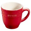 Mok 350 ml, rood, keramiek, Staub