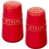 Peper- en zoutstel 7 cm, rood, keramiek, Staub