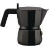 Espresso-percolator MOKA 70 ml, zwart, aluminium, Alessi