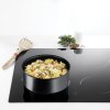 Pannenset INGENIO BLACK STONE L3998902, 4-delig, zwart, aluminium, Tefal