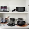 Pannenset INGENIO BLACK STONE L3998902, 4-delig, zwart, aluminium, Tefal