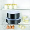 Pannenset INGENIO BLACK STONE L3998902, 4-delig, zwart, aluminium, Tefal