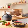 Pannenset INGENIO NATURAL FORCE L3969202, 3-delig, grijs, aluminium, Tefal