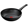 Wok FORCE C2921953 28 cm, zwart, aluminium, Tefal