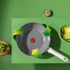 Wok RENEW ON C4271932 28 cm, grijs, aluminium, Tefal