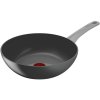 Wok RENEW ON C4271932 28 cm, grijs, aluminium, Tefal