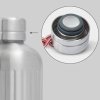 Waterbidon EXPLORER 850 ml, oranje, roestvrij staal, Black+Blum