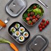 Lunchtrommel 600 ml, oranje, roestvrij staal, Black+Blum