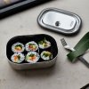 Lunchtrommel 600 ml, olijf, roestvrij staal, Black+Blum