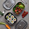 Lunchtrommel 600 ml, olijf, roestvrij staal, Black+Blum