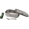 Lunchtrommel 600 ml, olijf, roestvrij staal, Black+Blum