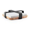 Servethouder NORDIC KITCHEN 19 x 5 cm, zwart, kunststof/bamboe, Eva Solo