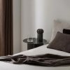 Draagbare tafellamp IRIS 18 cm, LED, brons, aluminium, Blomus