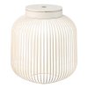 Draagbare tafellamp LITO M 30,5 cm, LED, zijdegrijs, staal, Blomus