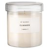 Geurkaars VALOA SUMMER L 7,5 cm, set van 2 stuks, reservevulling, Blomus