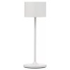 Draagbare tafellamp FAROL MINI 19,5 cm, LED, wit, aluminium, Blomus