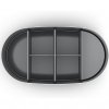 Tandenborstelbeker EASYSTORE LUXE 70581 zilver, roestvrij staal, Joseph Joseph