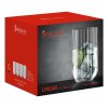 Longdrinkglas LINEAR 445 ml, set van 4 stuks, helder, Spiegelau