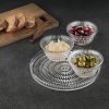 Tapasschaaltje ETHNO 190 ml, set van 3 stuks, met schotel, helder, Nachtmann