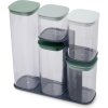 Voedselbewaardoos (set) PODIUM 5 81128, 5-delig + houder, kunststof, Joseph Joseph