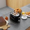 Broodrooster TSF01BLEU, 2 sleuven, zwart, Smeg