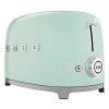 Broodrooster TSF01PGEU, 2 sleuven, pastelgroen, Smeg