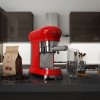Semi-automatisch koffiezetapparaat ECF01RDEU, rood, Smeg