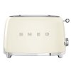 Broodrooster TSF01CREU, 2 sleuven, roomkleurig, Smeg