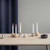 Waxinelichthouder ORA 8 cm, zilver, roestvrij staal, Stelton