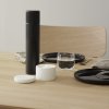 Zoutpotje PLEAT 8 cm, wit, porselein, Stelton