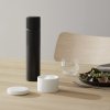 Zoutpotje PLEAT 8 cm, wit, porselein, Stelton