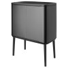Touch prullenbak BO TOUCH BIN 3 x 11 l, confident grey, staal, Brabantia