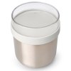 Lunchbeker MAKE & TAKE 500 ml, lichtgrijs, staal, Brabantia