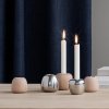 Waxinelichthouder ORA 6,5 cm, bruin, beukenhout, Stelton