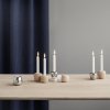 Waxinelichthouder ORA 6,5 cm, bruin, beukenhout, Stelton