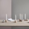 Waxinelichthouder ORA 6,5 cm, bruin, beukenhout, Stelton