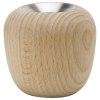 Waxinelichthouder ORA 6,5 cm, bruin, beukenhout, Stelton