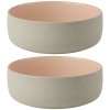 Serveerschaal EMMA 13,5 cm, set van 2 stuks, roos, keramiek, Stelton