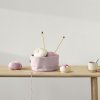 Broodmandje 23 cm, lavendel, katoen, Stelton