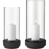Windlicht  HURRICANE 28 cm, zwart, keramiek, Stelton
