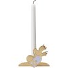 Kandelaar WHILE WAITING 10501 6 cm, messing, roestvrij staal, Stelton