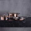 Lage braadpan CON CLASSE 24 cm, koper, Ruffoni