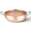 Lage braadpan CON CLASSE 24 cm, koper, Ruffoni