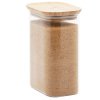 Voorraadbus PKV-068 1,2 l, glas / bamboe, Pebbly