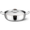 Lage braadpan CON CUORE 28 cm, zilver, koper, Ruffoni