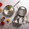Lage braadpan CON CUORE 24 cm, zilver, koper, Ruffoni