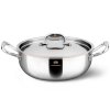 Lage braadpan CON CUORE 24 cm, zilver, koper, Ruffoni