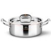 Pan CON CUORE 18 cm, zilver, koper, Ruffoni