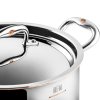 Pan CON CUORE 24 cm, zilver, koper, Ruffoni